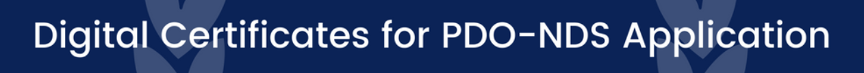 Digital-Certificates-for-PDO-NDS-Application